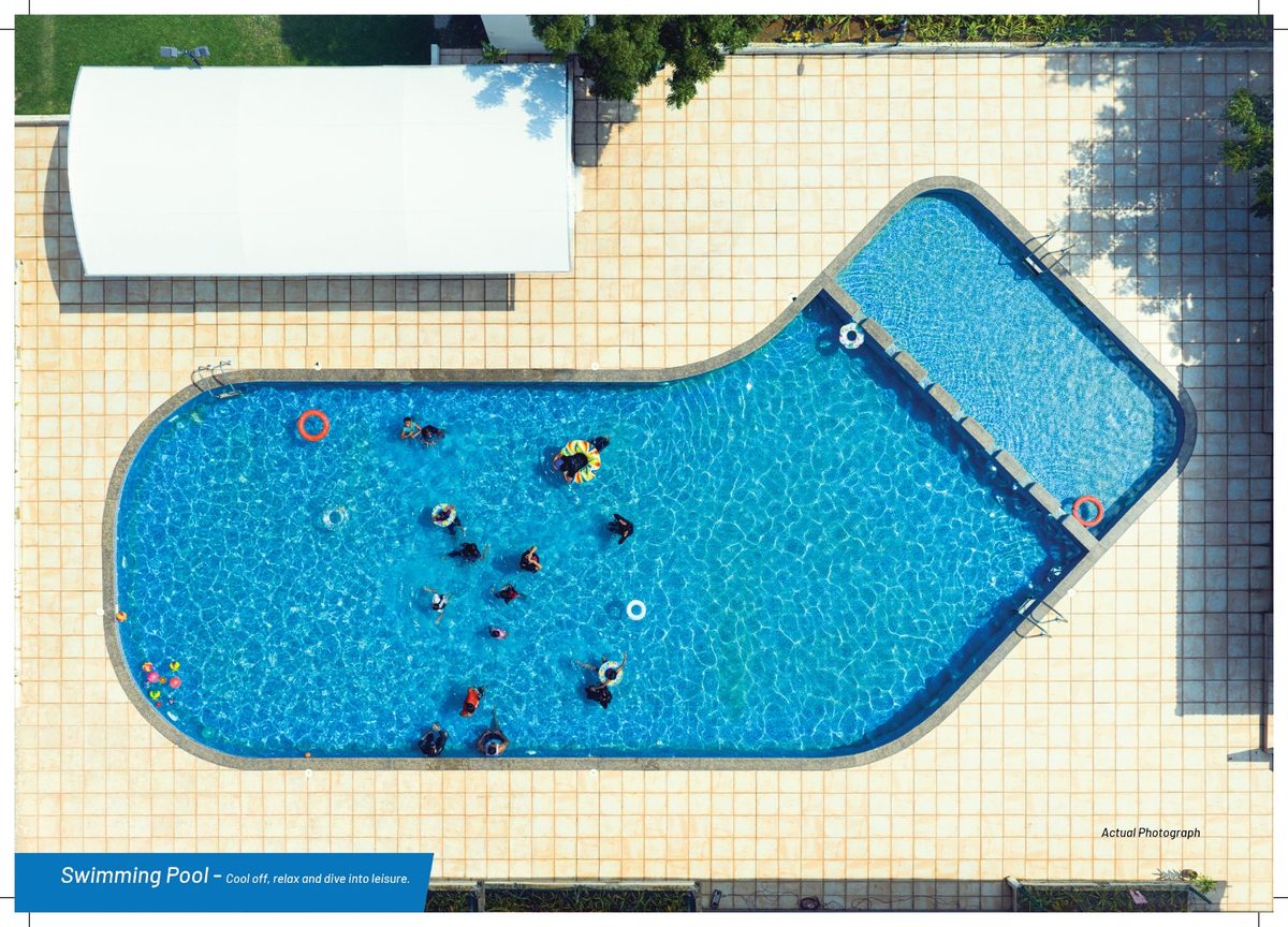 The swimming pool